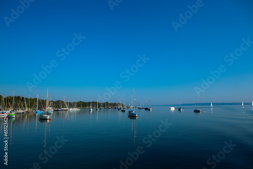 sailboats on lake ammer, bavaria, blues sky © Dagmar Breu