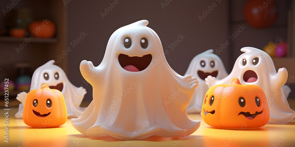 halloween, ghost, cute