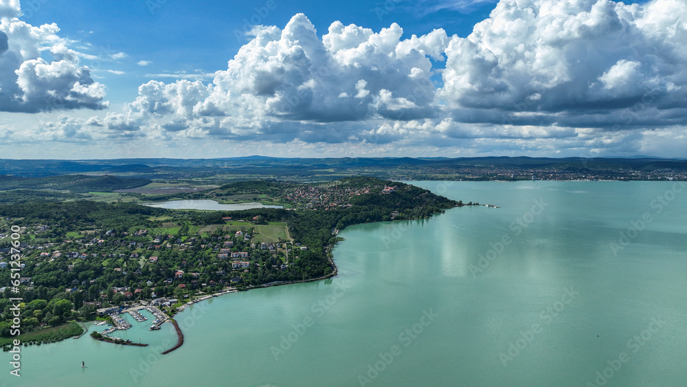 panorama of the lake