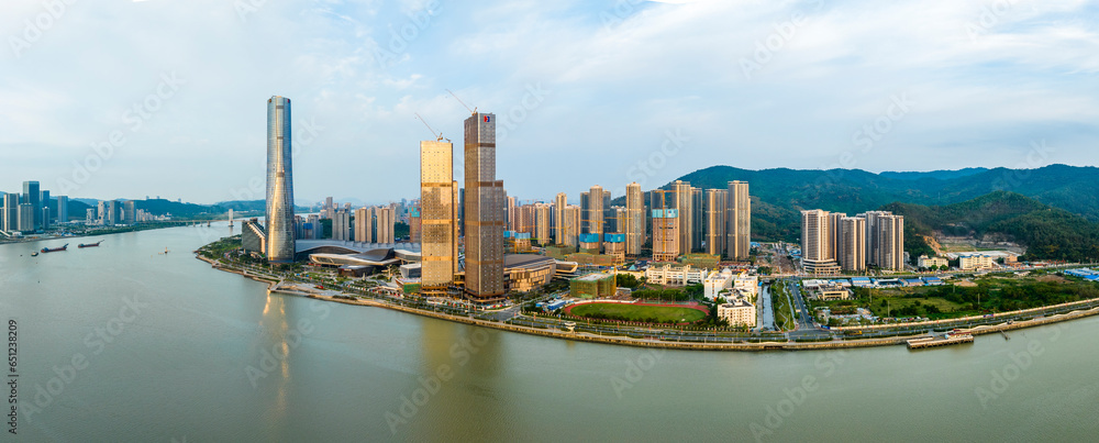 Panoramic view of Zhuhai cityscape