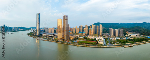 Panoramic view of Zhuhai cityscape