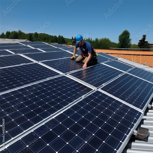 solar panel installation