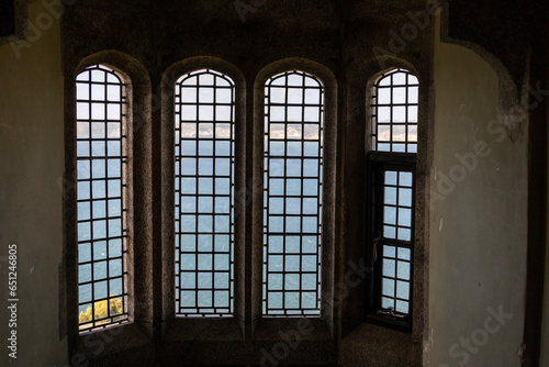 stained glass window in church