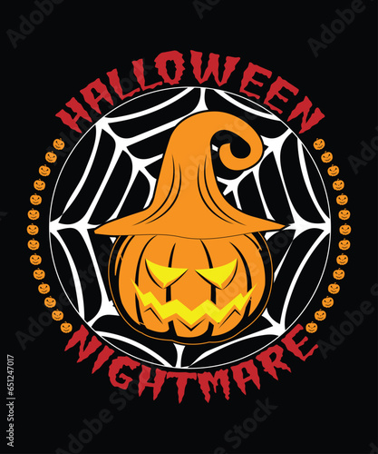 Halloween Nightmare T Shirt Design
