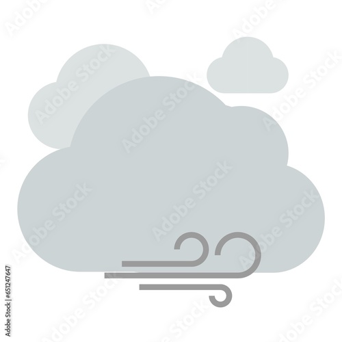 elements or symbols of various weather conditions on earth such as thunderstorms, hot sun, etc