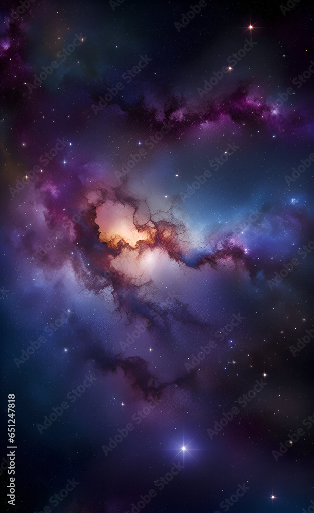 Milky way galaxy wallpaper background.
