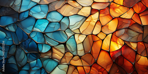 stained glass background texture.ai generative