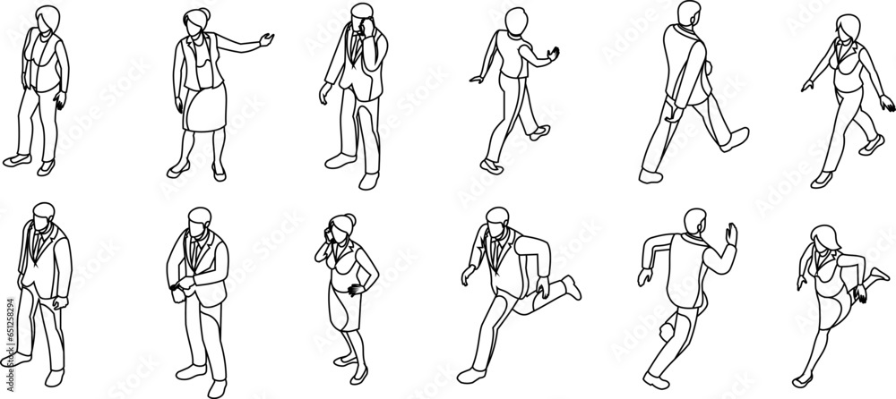 illustration of a person style 