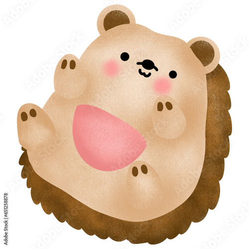 porcupine in autumn,fall season