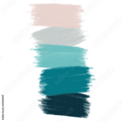 Hand drawn label brush stroke backgrounds, crayon scribble vector for tags and stamps design. Painted label backgrounds patch. Color combinations catalog elements.