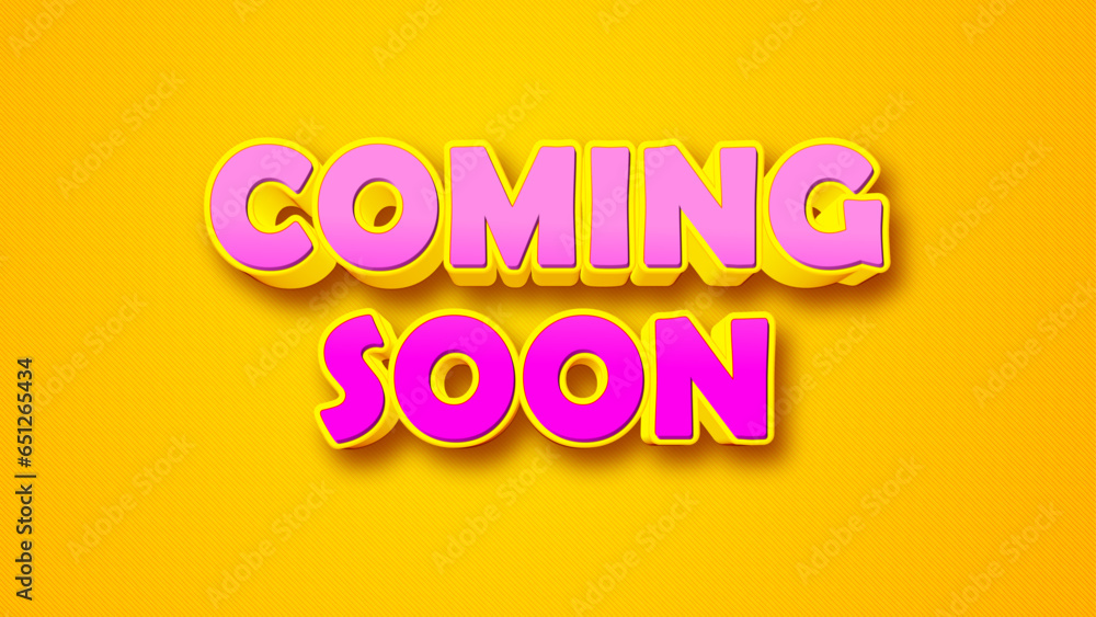 Get Ready for the Playful Teaser: Coming Soon in 3D Comic Style! Get Ready for the Playful Teaser: Coming Soon in 3D Comic Style!