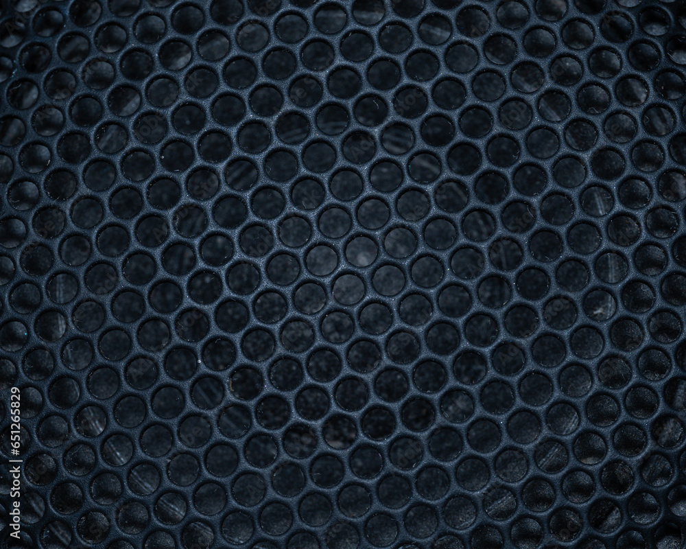 black metal hexagonal background 3 d render illustration