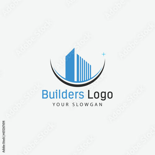 commercial Builders Logo Design Tamplate