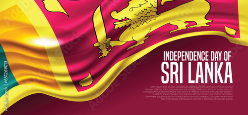Sri Lanka Flag Vector 