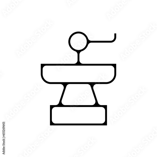 picto logo icones et symbole moulin grinder cafe cafetiere machine a cafe expresso epais