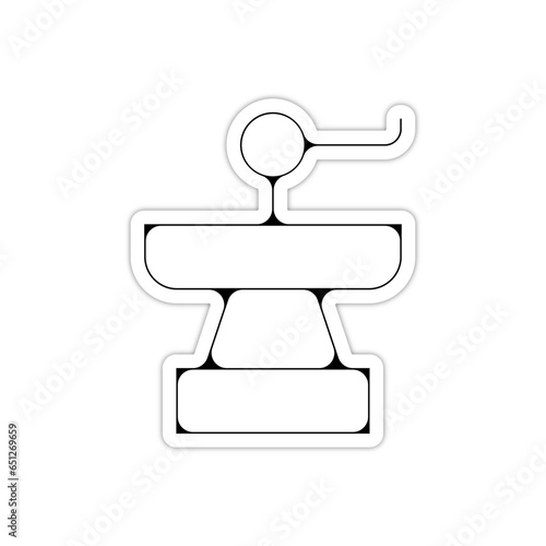 picto logo icones et symbole moulin grinder cafe cafetiere machine a cafe expresso relief