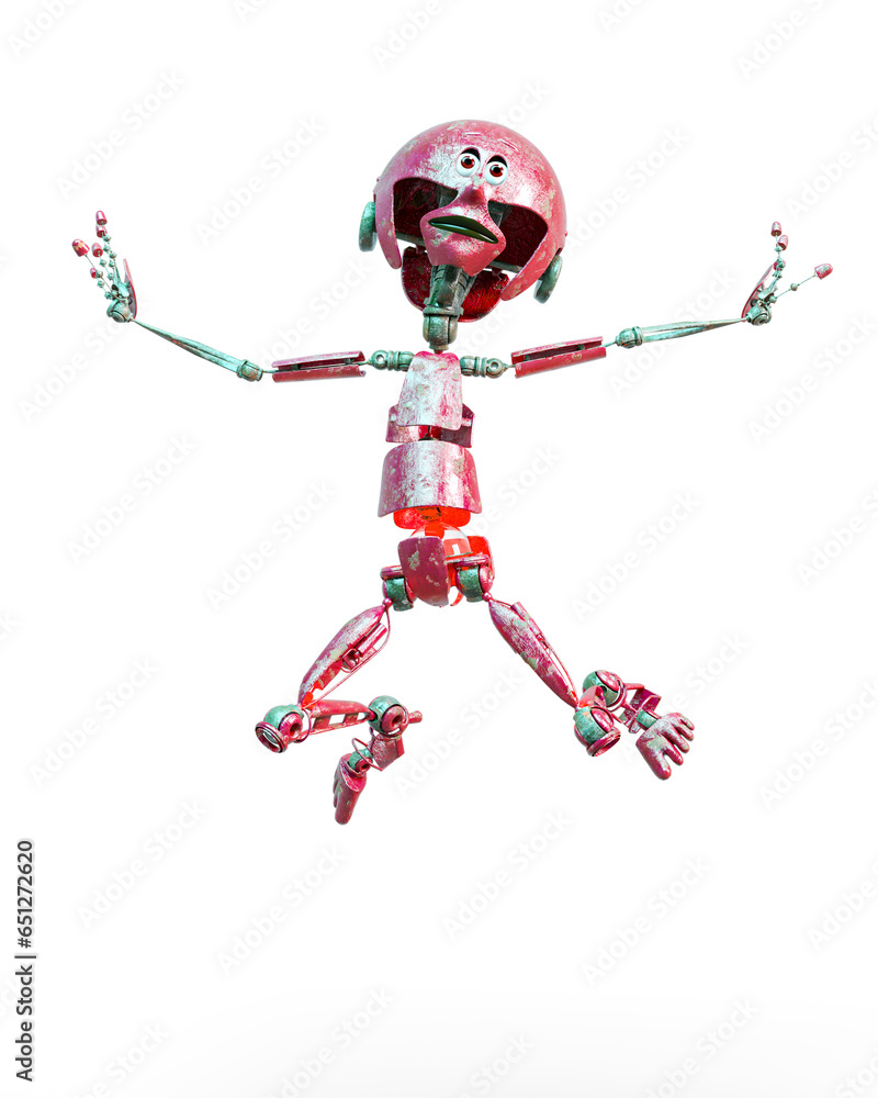 cartoon bot is falling cartoon bot is falling