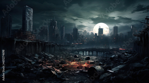 Zombie Apocalypse Cityscape