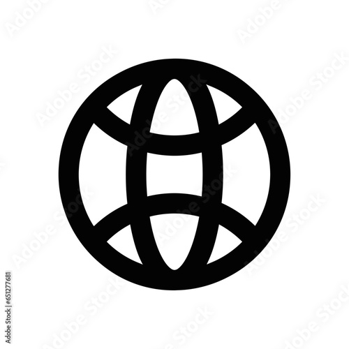 picto logo icones et symbole planete network gras