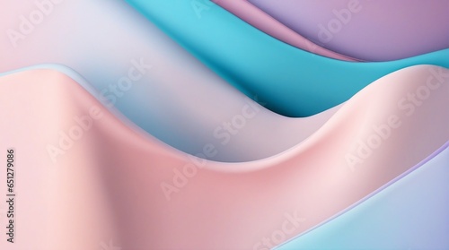 Soft Pastel Wave Background with Gradient Colors for App and Product Design
