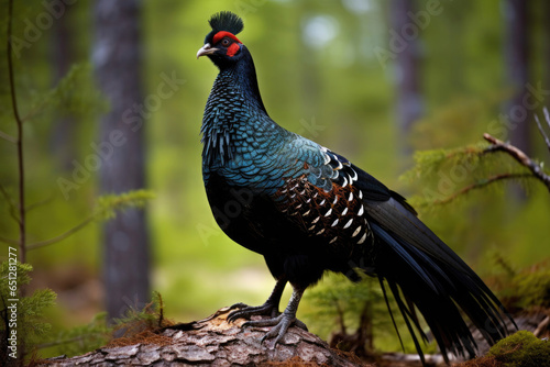 Capercaillie in the wild