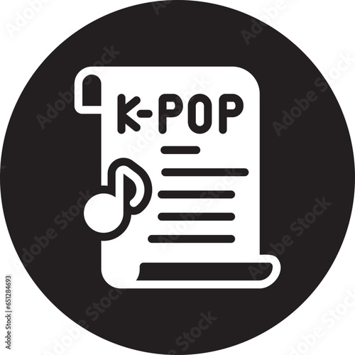 lyrics glyph icon