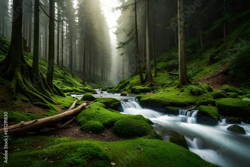 waterfall in the woods