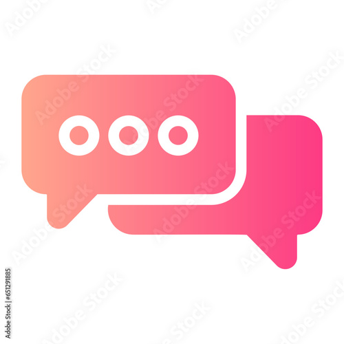 chat gradient icon