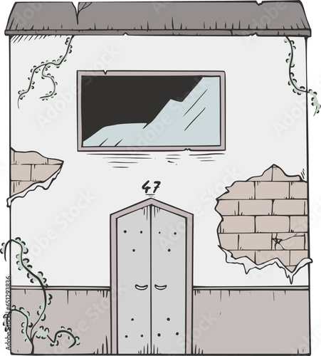 Abandoned house draw