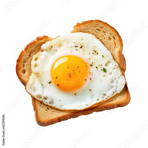 Slice of Toast with a Fried...