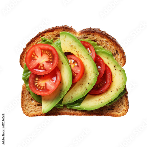 Slice of Toast with Avocado...