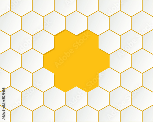 vector bee honeycells
