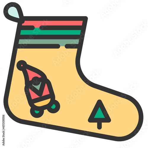 christmas socking color style icons