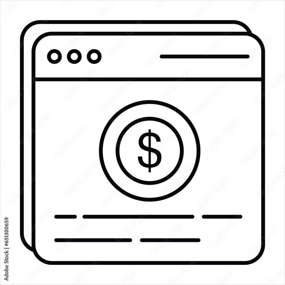 line icon design style line icon design style