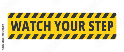 Watch your Step Symbol
