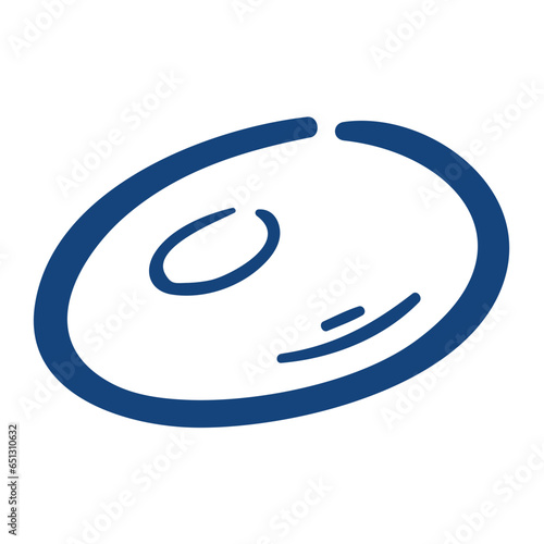 Dragee capsule. Hand drawn vector illustration