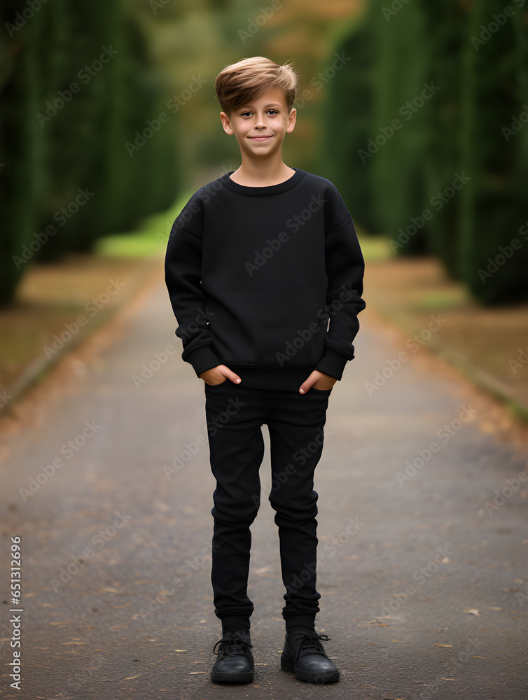 portrait of a young boy outside sweatshirt mockup portrait of a young boy outside sweatshirt mockup