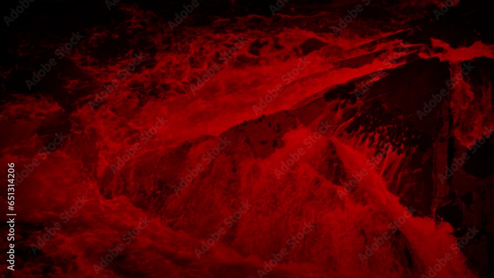 Huge Ocean Waves Smash Against The Rocks Red Abstract
Huge Ocean Waves Smash Against The Rocks Red Abstract
