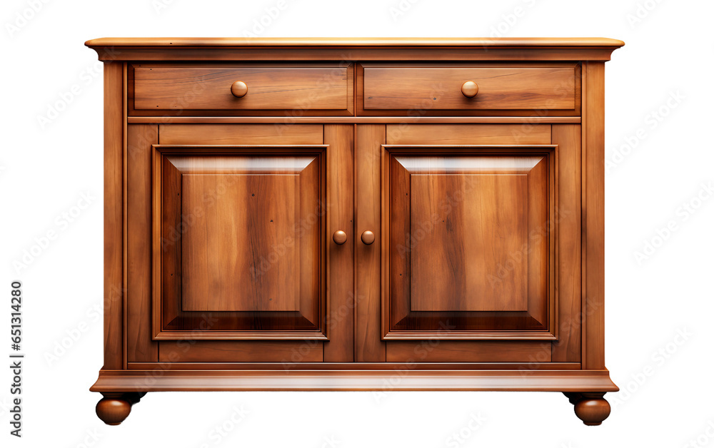 Decorative Cabinet on a Clear Surface or Transparent Background. Generative AI Decorative Cabinet on a Clear Surface or Transparent Background. Generative AI