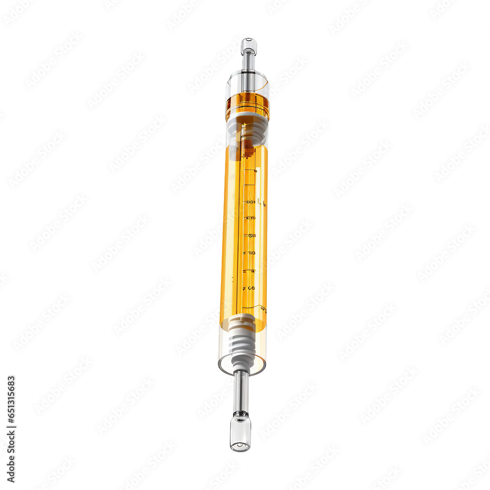 Naklejka premium Venous Access Device on a Clear Surface or Transparent Background. Generative AI