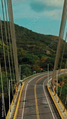 Puente de Honda, sobre el rio Magdalena, ubicado en Tolima Colombia photo