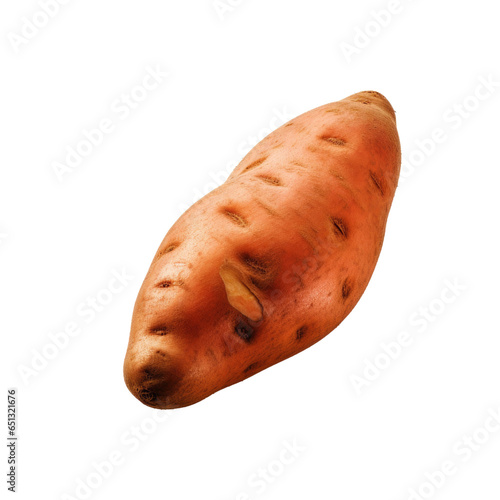 Sweet Potato Isolated on a ...