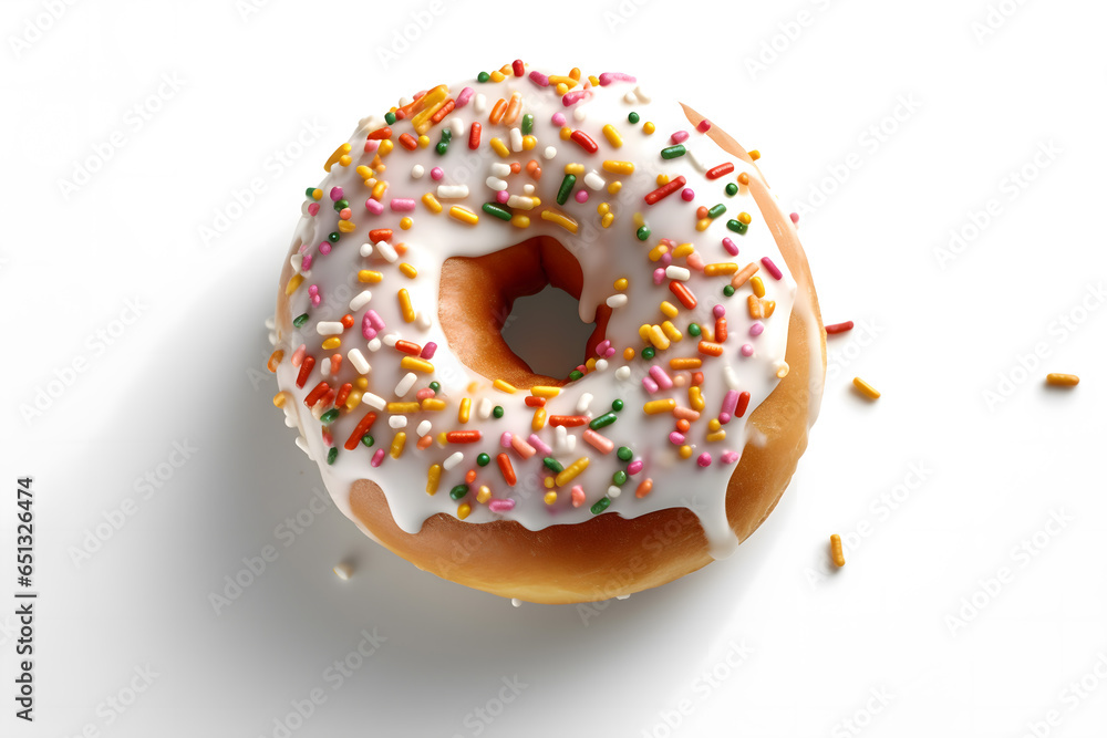 donut isolated on white donut isolated on white