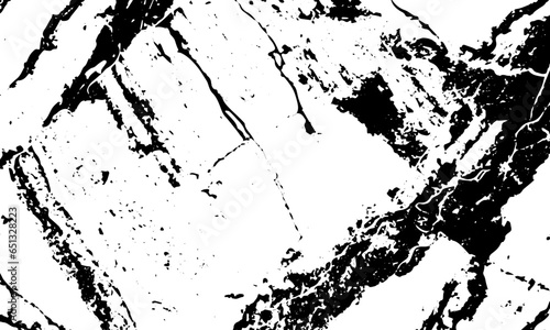 Grunge old detailed black texture. Vector background..