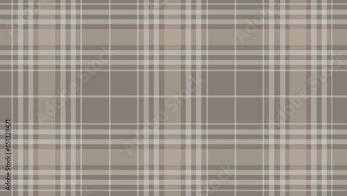 Brown and grey plaid fabric texture as a background