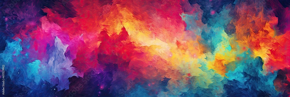 Abstract background with many vibrant colors and textures  - obrazy, fototapety, plakaty 