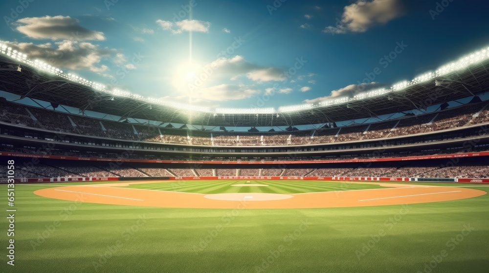 Professional baseball grand arena, Stadium. Professional baseball grand arena, Stadium.