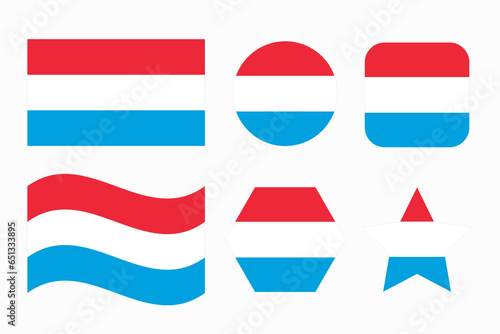 Luxembourg flag simple illustration for independence day or election Free Download Luxembourg flag simple illustration for independence day or election - GFXLoad
