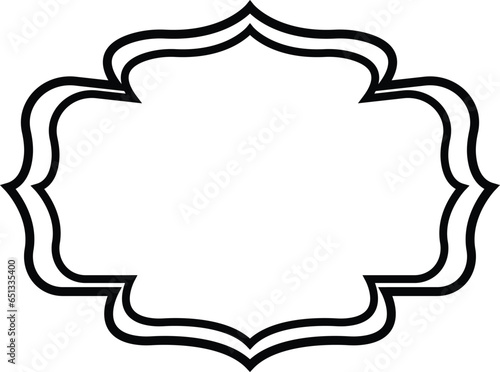 Decorative frames. Retro ornamental frame, vintage rectangle ornaments and ornate border. Decorative wedding frames, antique museum picture borders Isolated icons vector set