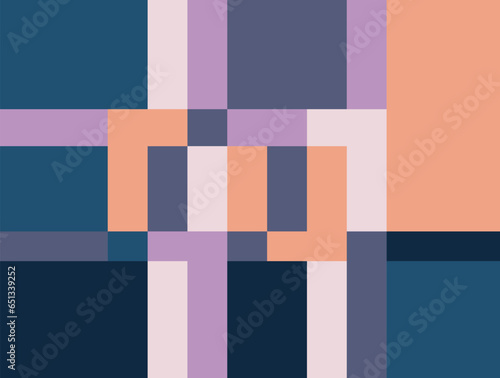 colorful abstract art with geometric elements